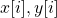 x[i],y[i]